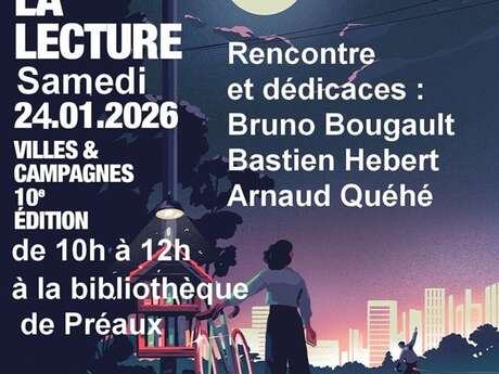 Nuits de la lecture à la bibliothèque d'Auzouville-sur-Ry