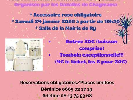 Soirée Dansante Dinatoire 100% filles