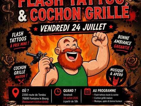 Soirée tattoo flash au Bistrot du Tendos