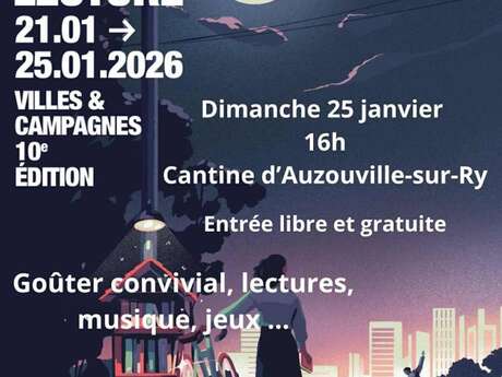 Nuits de la lecture à la bibliothèque d'Auzouville-sur-Ry