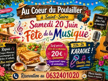 Soirée Karaoké : Fête de la musique