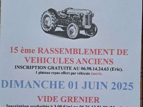 15ème rassemblement de véhicules anciens/vide-grenier et miniatures