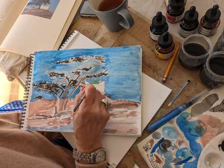 Stage de dessin et aquarelle en plein air