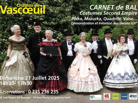Carnet de bal au Second Empire