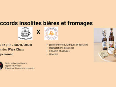 Atelier : Accords insolites bières et fromages Atelier : Accords insolites bières et fromages