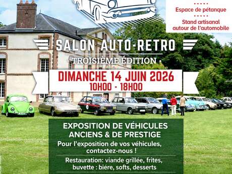 Salon auto rétro au Château de Bracquetuit