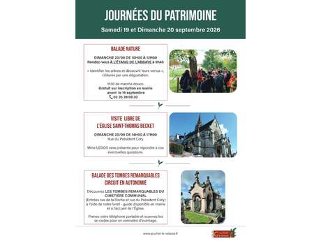 Journées Européennes du Patrimoine : Balade nature dans le parc de l'Abbaye du Valasse