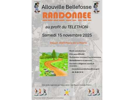 Randonnée au profit du Téléthon