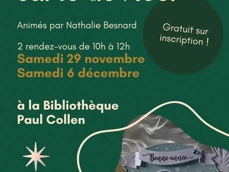 Atelier Carte de Noël