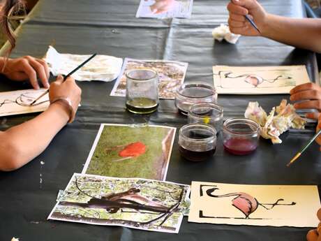 Atelier petite enfance - Encre végétale