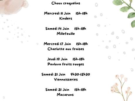 Atelier de pâtisserie