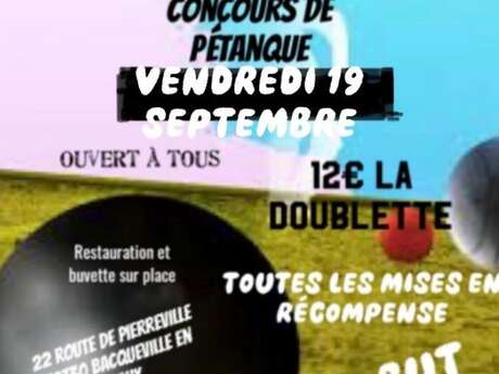 Concours de pétanque