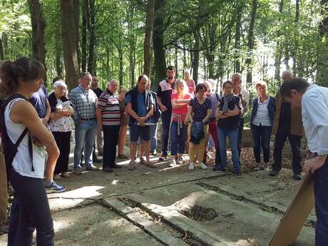 Visites du site V1 de Guerville - Poteau de Montauban