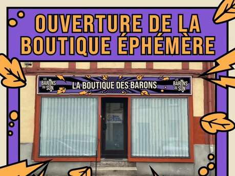 La boutique éphémère des Barons du Son