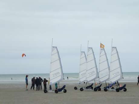 Initiation au char à voile sur la Côte d’Albâtre