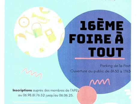 Foire à tout Ecole Jeanne d'Arc