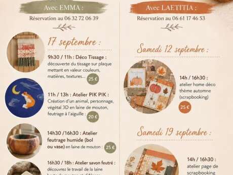 Ateliers DIY - L'Essence des Créateurs