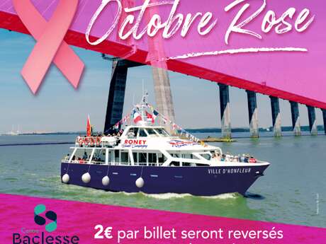 Octobre rose - Le Bateau "Ville d'honfleur" Octobre rose - Le Bateau "Ville d'honfleur"