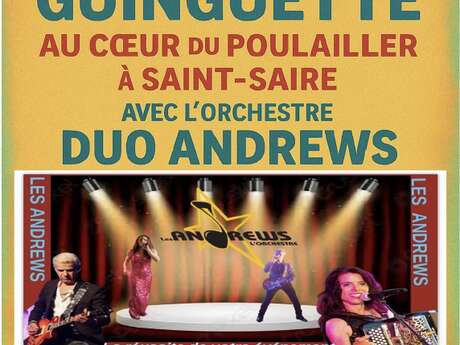 Guinguette : orchestre Duo Andrews