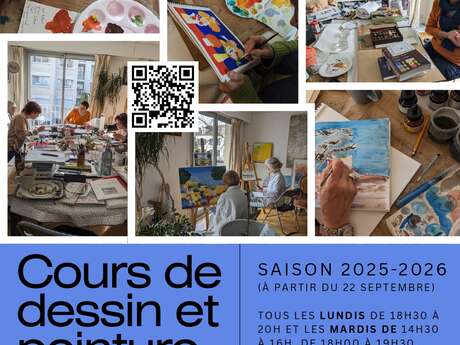 Cours de dessin et peinture avec Isabelle Beaussant
