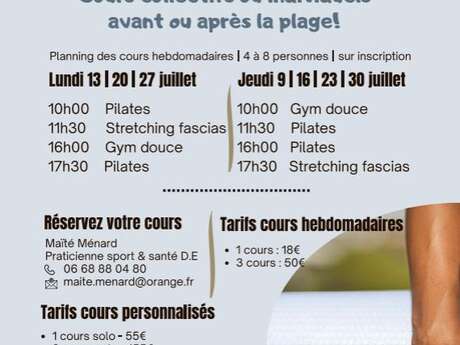 Cours de stretching facias à Quiberville-sur-Mer