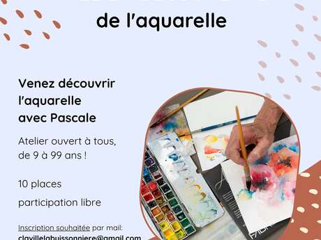 Atelier aquarelle à La Buissonnière