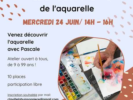 Atelier aquarelle à La Bussonière