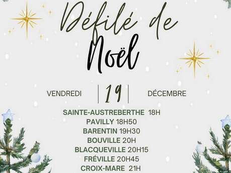Parade de Noël des Jeunes Agriculteurs de Pissy-Pôville