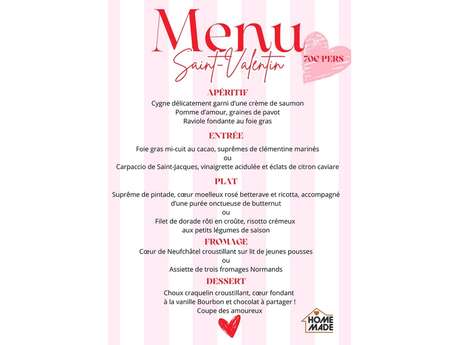 Saint-Valentin à l’Auberge du Val au Cesne