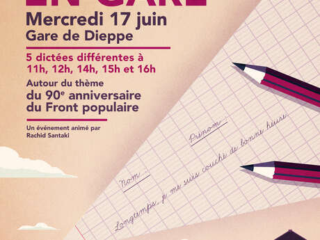 [Dictée en gare]