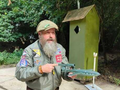 Visite de la Base de lancement V1 à Motteville