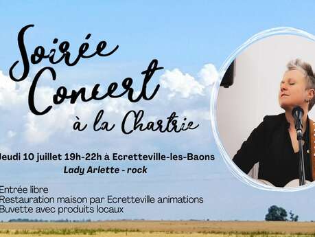 Soirée-Concert à la Chartrie – Lady Arlette
