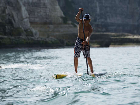 Paddle le long des falaises de la Côte d'Albâtre