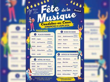 Fête de la Musique à Caudebec-en-Caux