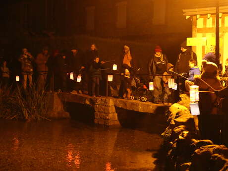 Visite commentée de Veules aux lampions
