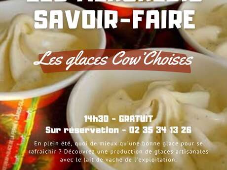 Mercredi savoir-faire : découverte des glaces Cow'choises