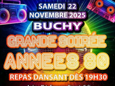 Repas dansant du CACB : Grande soirée années 80