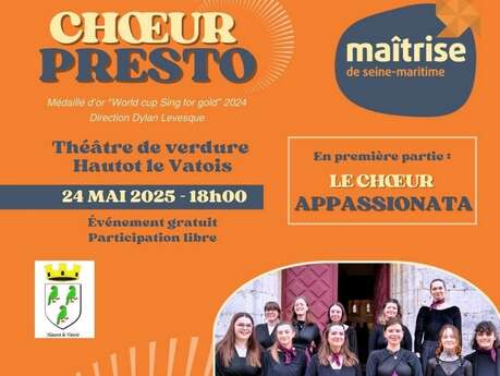 Concert du Chœur Presto de la Maîtrise de Seine-Maritime