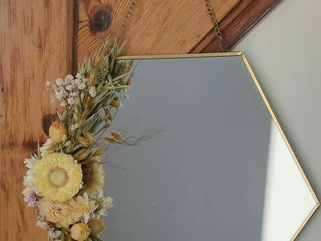 Atelier miroir fleuri