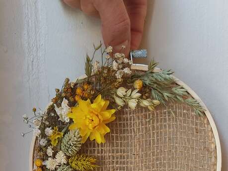 Atelier petit tambour fleuri