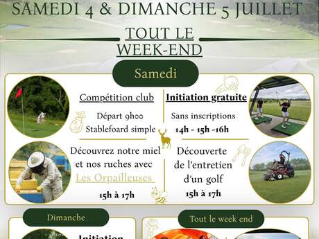 Inauguration au Golf aux Daims