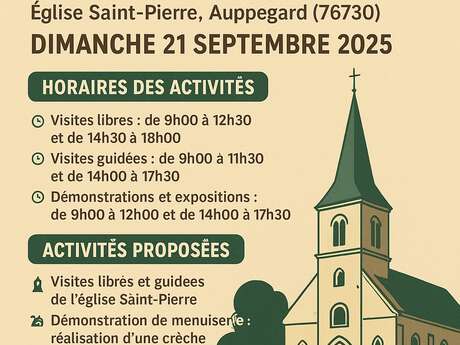 Journées du Patrimoine - Visites de l'église Saint-Pierre