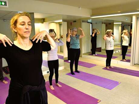 Séance de yoga
