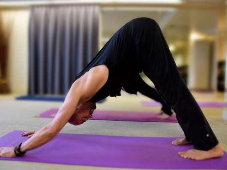 Séance de yoga