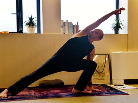 Séance de yoga