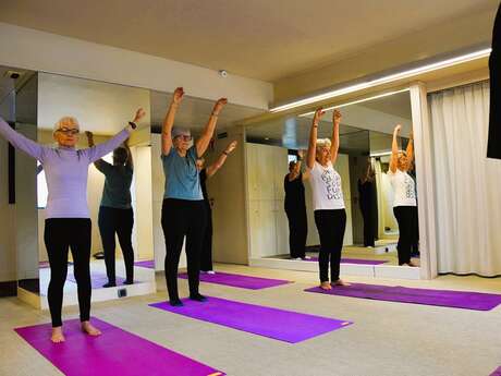 Séance de yoga