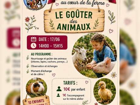 Atelier découverte : Le Goûter des Animaux