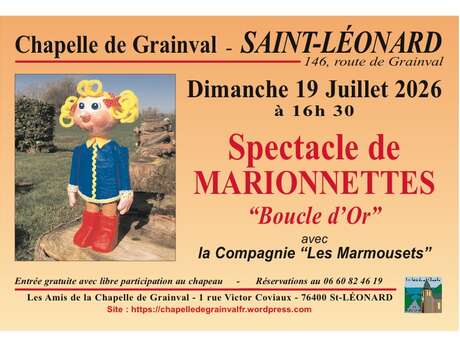 Spectacle - Marionnettes "Boucle d'Or"