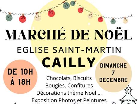 Marché de Noël et exposition photos et peintures à l'église St Martin de Cailly