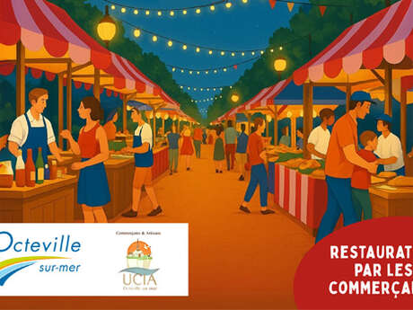 Marché nocturne à Octeville-sur-Mer
